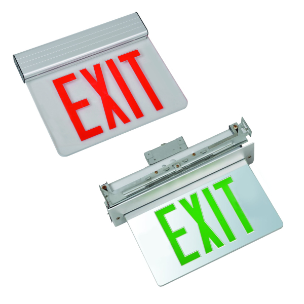 Edge-Lit Exit Sign